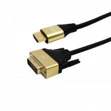 HDMI TO DVI 케이블 듀얼 모니터 4K 30HZ 골드메탈 1.5M (IN-D2HG015)